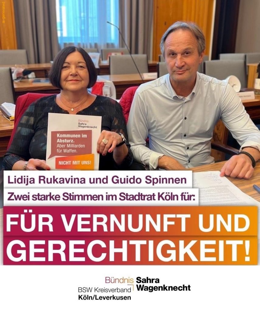 Hätzlich willkumme, BSW! Der erste Tag im Kölner Rat